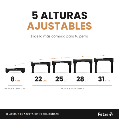 Comedero Elevable — Come Cómodo, a Su Altura