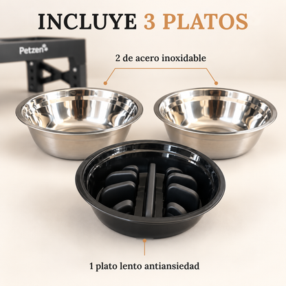 Comedero Elevable — Come Cómodo, a Su Altura