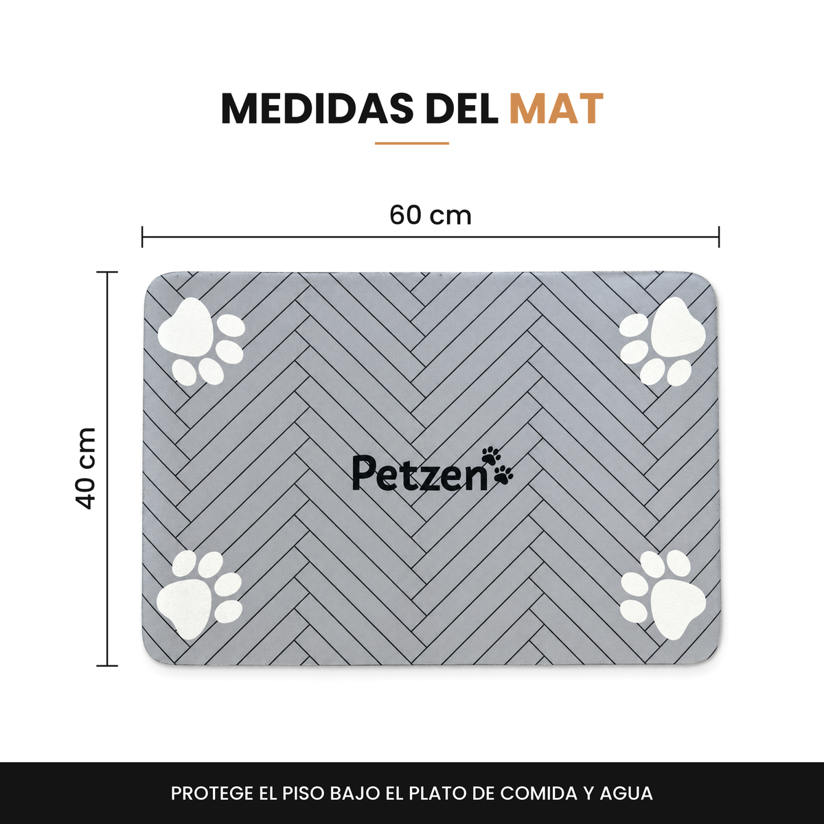 Mat Absorbente — Adiós a los Charcos Bajo el Plato