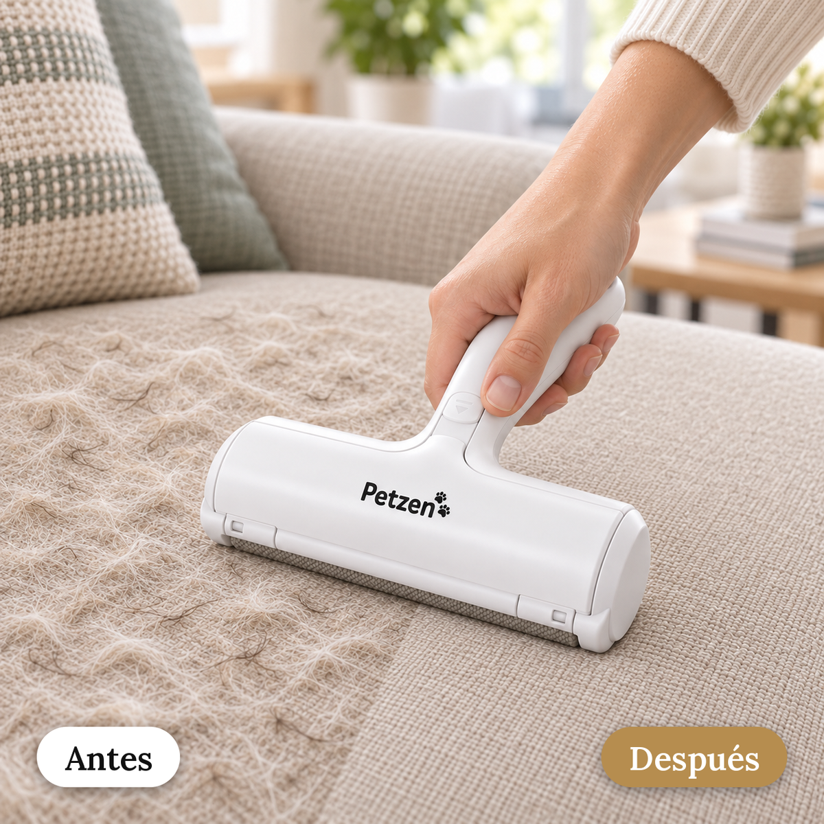 Removedor de Pelos— Sin Pelos y Sin Cintas Adhesivas