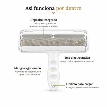 Removedor de Pelos— Sin Pelos y Sin Cintas Adhesivas